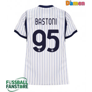 Inter Milan Alessandro Bastoni #95 Replik Auswärtstrikot Damen 2026-27 Kurzarm